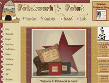 Tablet Screenshot of patchworkandpaint.com